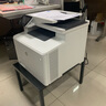 薇木薇乐  打印机置物架双层办公桌复印机架文件架落地储物架子现代简约架 黑架+黑色（大号） 实拍图