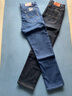 傲励锦【148两条】加绒牛仔裤男弹力中青年宽松直筒裤加厚商务休闲长裤 807蓝色加绒+807黑色加绒 30码( 二尺三) 实拍图