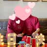 俞兆林（YUZHAOLIN）唐装男中国风爷爷奶奶情侣夏季父母短袖套装爸爸过寿星生日中老年 刺绣福 红色【上衣】 L /40 男【建议120-140斤】 实拍图
