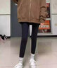厚木加薄绒2双装发热里起毛天鹅绒女打底保暖裤加绒连裤袜女HHT1412P 140D黑色 建议10-20度穿着 2双 L LL 身高155-170cm 实拍图