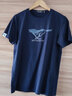 七匹狼短袖T恤男士夏季冰爽凉感舒弹棉LOGO印花打底衫圆领短T男装上衣 102(深蓝) M (165) 84A 实拍图
