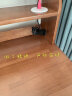 布匠家私北欧实木卧室小书桌迷你小户型窄书桌家用学习电脑桌写字桌带书架 0.7米书架版单桌（胡桃色） 实拍图