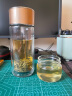 创建（Crthl）创健玻璃杯 双层创意车载便携男女士泡茶杯玻璃 茶水分离水杯子 茶艺升级款香槟金420ML 实拍图