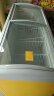 【老品牌】海力雪雪糕柜冰柜家用展示柜卧式冰柜小冰柜小型冷柜冰激凌柜岛柜 圆弧玻璃门1.1米尺寸 实拍图