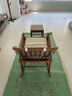 溪木工坊新中式实木摇椅老人家用阳台休闲躺椅小户型榆木客厅家具午睡椅子 清风摇椅（带坐垫）+随意方凳 实拍图