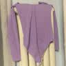 三沙（Sansha）儿童芭蕾舞蹈服长袖练功服纯色芭蕾舞演出连体服Y4552CK/F浅紫XL 实拍图