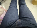 JEEP SPIRIT吉普牛仔裤男秋冬厚款男士宽松大码牛仔长裤子弹力中腰休闲裤男裤 J108黑色 34 码 2尺6腰围 实拍图