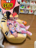 LINSY KIDS林氏家居儿童沙发可爱小沙发椅阅读角宝宝小孩动物卡通沙发 【黄色】LH386K3-A小虎沙发 晒单实拍图