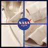 NASA GISS官方潮牌联名美式复古连帽卫衣男秋季ins长袖套头上衣 白色 XL  实拍图