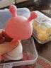 婴儿牙胶宝宝咬咬乐小蘑菇牙胶磨牙玩具防吃手神器咬胶咬咬头棒可水煮果蔬乐硅胶牙胶 摇铃蘑菇牙胶（粉）+草莓牙胶+小鹿+收纳盒+防掉链 实拍图