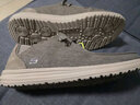 斯凯奇（Skechers）男鞋秋冬一脚蹬乐福鞋帆布鞋厚底低帮休闲商务鞋66387 卡其色/KHK 45.5 实拍图