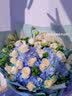 馨仪鲜花速递玫瑰向日葵康乃馨花束送女友生日礼物全国同城配送 21朵粉玫瑰混搭花束 实拍图
