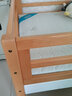 爵乐邦【可定制】爵乐邦 榉木儿童拼接床带护栏加宽床边床婴儿床儿童床 四面护栏+侧梯（木蜡油） 200*100*40（可定做） 实拍图