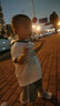 戴维贝拉（DAVE＆BELLA）童装男小学生运动服儿童运动套装男童夏季婴儿衣服宝宝夏装篮球服 白色 100 cm（建议身高90-100cm） 实拍图