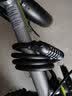 中立（ZOLI） 自行车锁防盗密码钢缆锁单车锁钢丝锁山地车配件锁架骑行装备 磨砂黑1.2米带锁架 实拍图