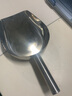 百畅不锈钢冰铲米铲面粉铲奶茶店专用平底食品粮食爆米花茶叶散称铲子 特厚平底多用铲（大号） 实拍图