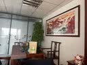 思荷国画山水画客厅招财装饰字画办公室风景靠山挂画鸿运当头背景壁画 款式1李嘉诚同款【鸿运当头】 208*86 CM 实拍图