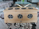 绿源堂 四孔长方形竹质艾灸盒 木质随身灸家用全身通用熏艾条仪器 实拍图