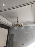 雷士（NVC）吊灯新中式客厅灯锌合金餐厅灯轻奢灯具套餐 春风如意 12头 带防尘罩 实拍图