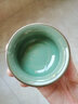 兴云集 王文青瓷茶杯哥窑开片品茗杯陶瓷主人杯功夫茶具小茶杯茶碗单杯 哥窑铁胎青梅子釉夫人杯 实拍图