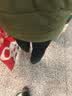 MUJI 女式 弹力 牛仔 宽版裤 BEA31A1A 裤子 长裤 休闲裤 深藏青色 23inch  实拍图