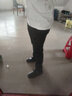 JACKTOMSLEE修身牛仔裤男士韩版小脚裤弹力潮男紧身裤铅笔裤新款纯黑色窄脚裤 8011长裤 34(2尺7) 实拍图