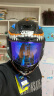 GSBgsb头盔s-361摩托车头盔3C认证四季男女通用全盔机车仿赛头盔 变异二代配透明镜片 2XL（58-59头围） 实拍图