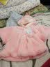 川孩童装女宝宝秋冬装可爱女童加绒外套0-1-2-3岁公主婴幼儿衣服披肩 粉红色 100 码2至3岁 实拍图