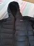 李宁羽绒服男女同款冬季连帽过膝长款加厚保暖防寒大衣运动服外套 黑色(连帽可拆卸) XL 180 实拍图