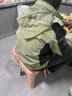 啄木鸟冲锋衣男春秋季外套男新款三合一户外防风登山服进藏旅游衣服 5518-1男-军绿三合一 4XL （建议160-180斤） 实拍图