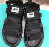 ZHESHENPU凉鞋男潮牌新款外穿魔术贴沙滩鞋情侣款男女运动拖鞋 黑色-NB-3 43 实拍图