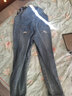 米度丽孕妇装春秋孕妇背带裤春装牛仔裤宽松外穿时尚长裤孕妈装2753 蓝色 XL码（建议120-150斤左右） 实拍图