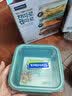 GLASSLOCK钢化玻璃保鲜盒上班族带饭盒微波炉冰箱分类套装收纳盒耐热密封盒 礼盒装 圆形3件套950ml 实拍图
