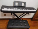 雅马哈（YAMAHA）电钢琴P48B专业便携88键重锤键盘初学家用儿童教学数码钢琴P48 P48B+X架+单踏板 实拍图