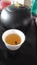 长君木歌黑陶茶叶罐醒茶罐密封防潮中号日式家用陶瓷罐带盖普洱茶储存罐礼盒装 黑陶藏字款（如意）无礼盒 实拍图