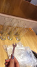 格娜斯（CRISTALGLASS）啤酒杯轻奢高档精致高级感家用高颜值扎啤杯500ml酒吧酒杯套装 600ml 6支装+杯架 实拍图