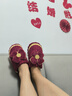 利达妮（TZLDN）【买一送一】结婚拖鞋女红色一对情侣新郎新娘新婚喜庆保暖棉拖鞋 新娘+新郎【心选蝴蝶结】 40-41 女+42-43男 实拍图