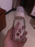 贝亲新生儿玻璃奶瓶 婴儿标口奶瓶吸管奶瓶手柄 120ml(0-3个月奶嘴) AA87 实拍图