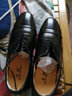 戈耐（GENAI）三接头皮鞋男士真皮大码男鞋子男内增高透气保安爸爸商务正装皮鞋 AX_系带镂空(皮凉鞋男夏季透气) 40 码  (250mm) 实拍图