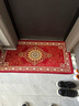 七七家入户门地垫门口脚垫客厅玄关卧室门脚垫吸水防滑垫红色地毯可定制 871-红色 70*140cm长方形 实拍图