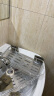 一卫（yweel） 卫生间置物架浴室免打孔厕所洗手间洗漱台 实用-银单层（空心护栏-防割手） 实拍图