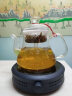 玉兰香耐高温加厚玻璃煮茶壶大容量1.3L壶喷淋式泡茶烧水壶红茶普洱茶具 A款 编织1100毫升+黑色保温炉 实拍图