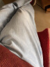 【商场同款】哈吉斯HAZZYS 春季新款牛仔裤女宽松磨白水洗牛仔裤ATDSP01AP16 浅蓝色LL 155/68A 36 晒单实拍图