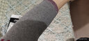 杰臣春夏季护肘睡觉薄款男女士运动保暖网球关节护具护臂护手肘 灰色【2只装】 M【80-100斤】 实拍图