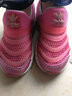 巴布豆（BOBDOG）毛毛虫童鞋秋冬季男童软底休闲鞋儿童运动鞋女 玫红（镂空） 30 适合脚长18.5cm 实拍图