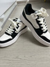 李宁男鞋女鞋板鞋秋冬新款情侣潮流鞋子休闲运动鞋熊猫黑白滑板小白鞋 云雾白/黑色（女款） 39 实拍图