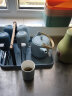 无泥（WUNI）北欧莫兰迪陶瓷水具套装家用水杯套装客厅茶杯简约带托盘6只装杯架创意ins办公水具套装 直筒6杯+壶+木托盘+杯架 实拍图