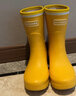 JOYCORN加可时尚马卡龙雨靴防滑防水女鞋中筒雨鞋户外胶鞋夏季水靴 柚子黄 39 实拍图