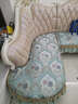 宝跃 欧式沙发垫坐垫子贵妃123四季通用美式沙发巾靠背巾扶手巾定做 欧丽莎/雅蓝 排序扶手巾50*60 实拍图