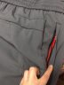 卡帝乐鳄鱼（CARTELO）休闲裤男2024夏季修身裤子男士运动百搭男裤 灰色 34 实拍图